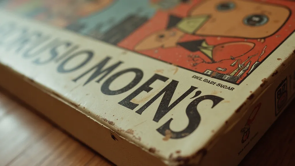 Vintage board game box from the 1950s.