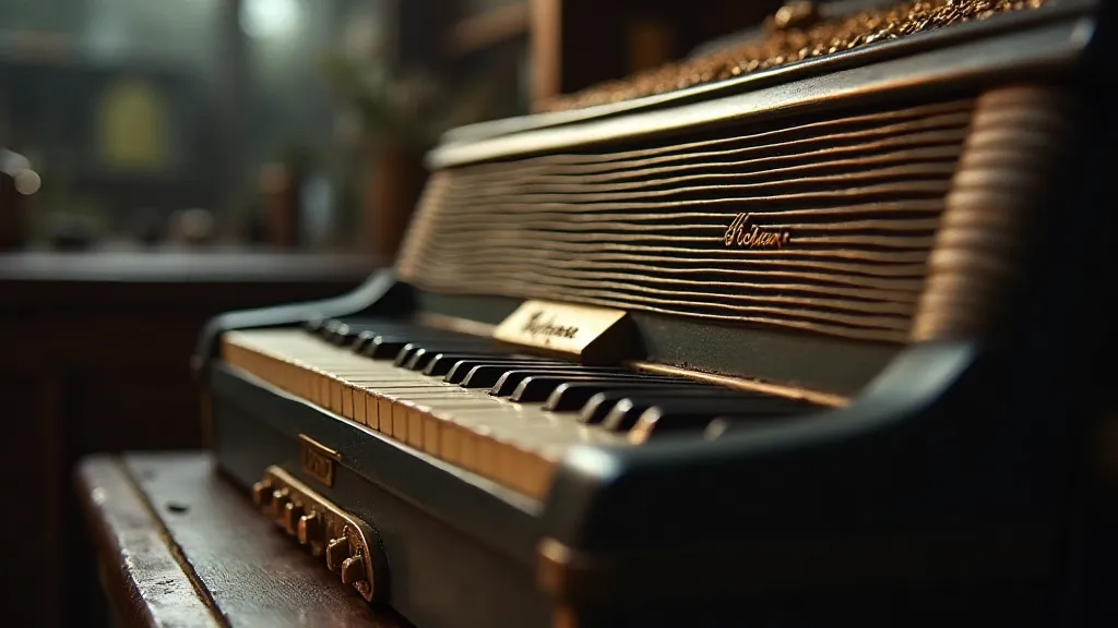 Vintage accordion detail