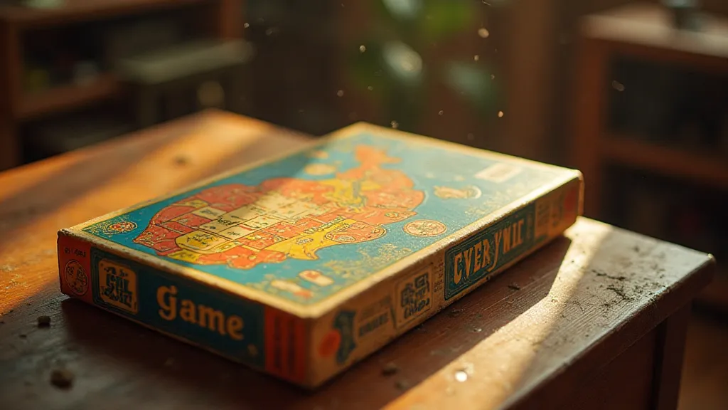 Vintage Game of the States board game box