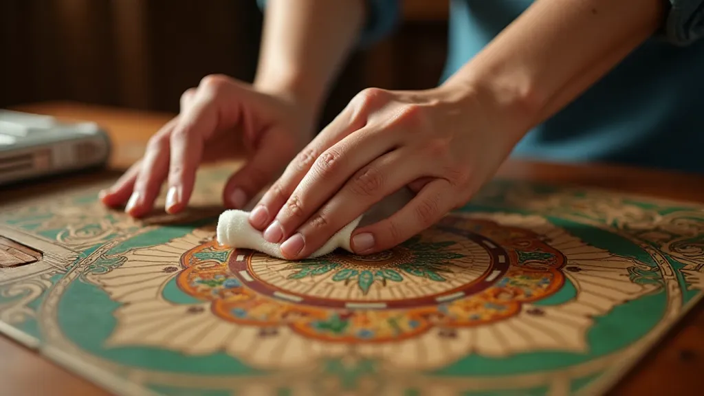 Restoring a vintage game board