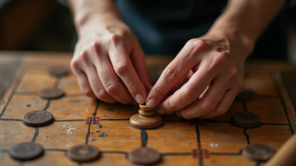 Restoring a vintage game piece