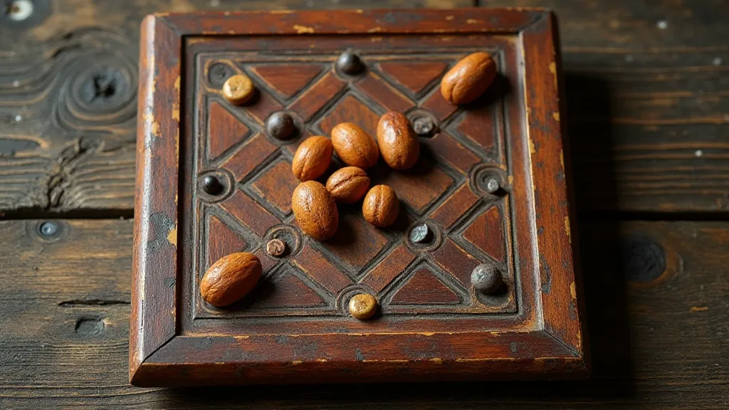 Vintage Halma board game