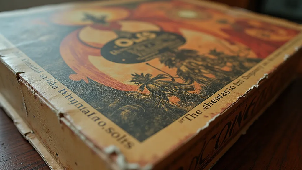 Vintage 'Realm of the Dragons' board game box