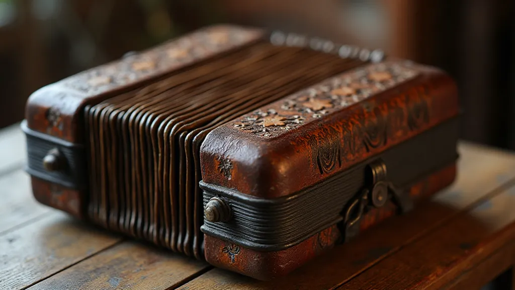 Vintage accordion showcasing craftsmanship