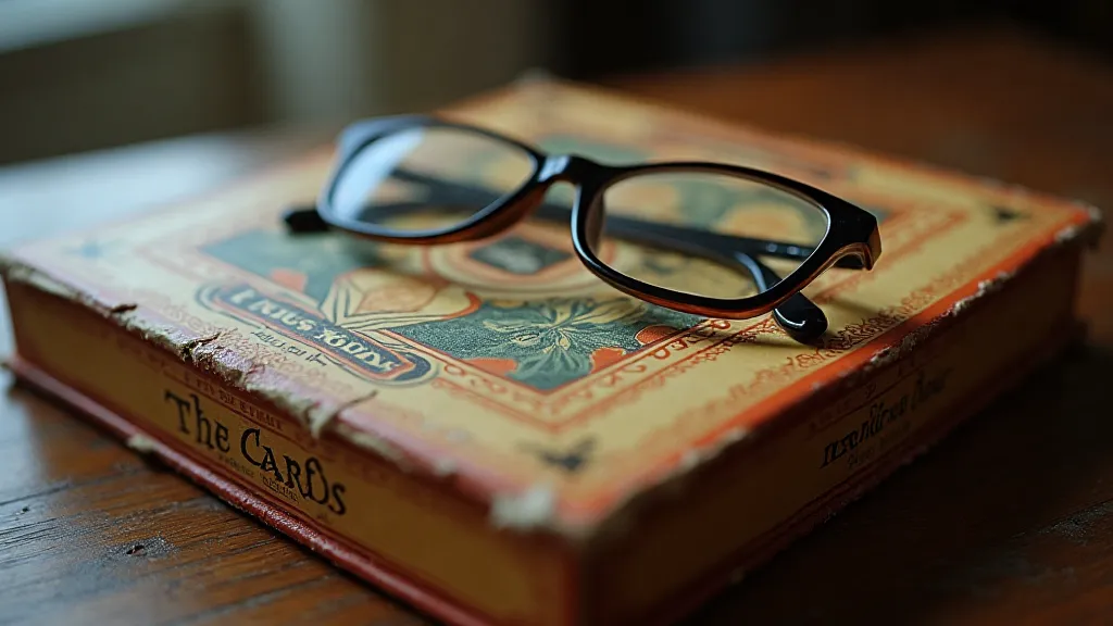 Vintage board game box 'Fortunes of the Cards'