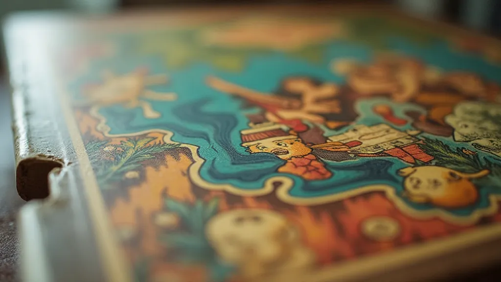 Vintage board game box