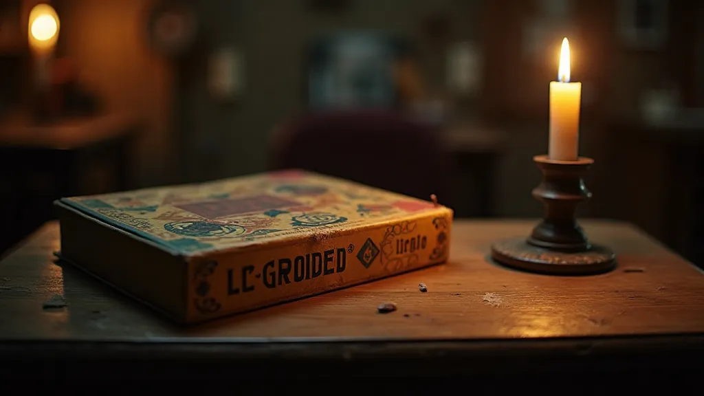 Vintage board game display
